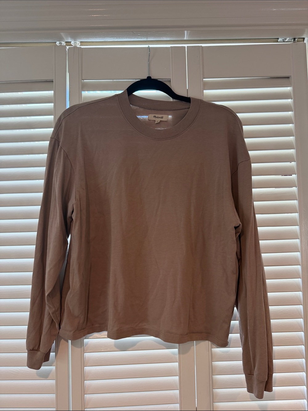 Madewell Taupe Crewneck Sweatshirt